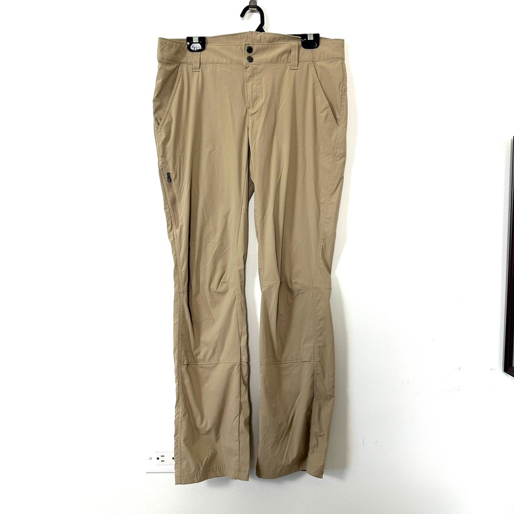 Columbia Omni Shield Hiking Pants Tan Stretch Utility 36x33 Gorpcore Outdoor
